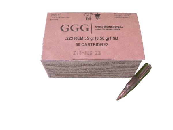 223 Rem GG FMJ GPR11 55gr/3,56g