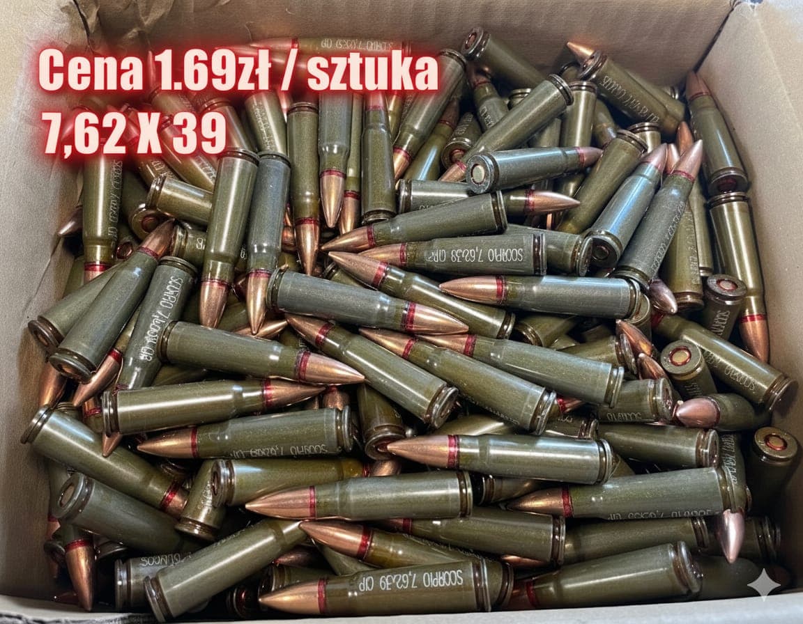 Amunicja STV 7,62x39 FMJ