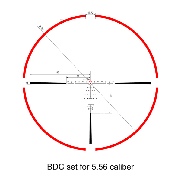 WHITEEAGLE 1-10×28 FFP FDE RW27-C