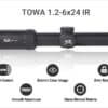 TOWA 1.2-6×24 IR SFP RW13